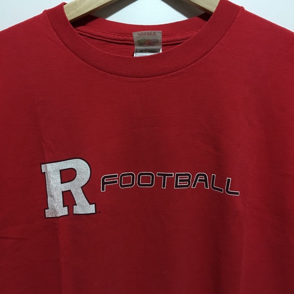Rutgers Other - Rutgers University Football Large Red T-Shirt
